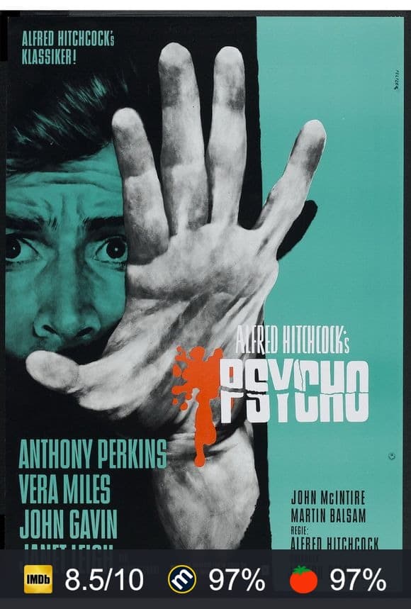 Poster von Psycho