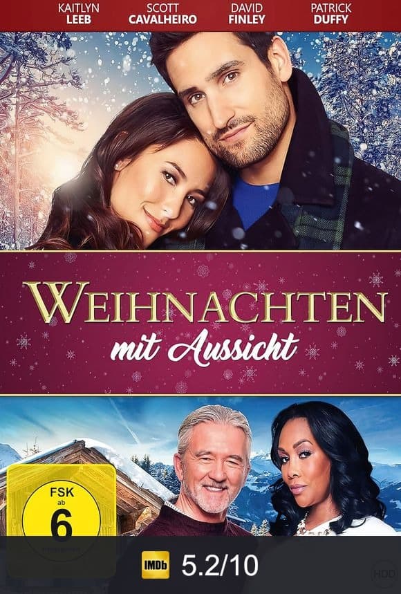 Poster von Weihnachten mit Aussicht