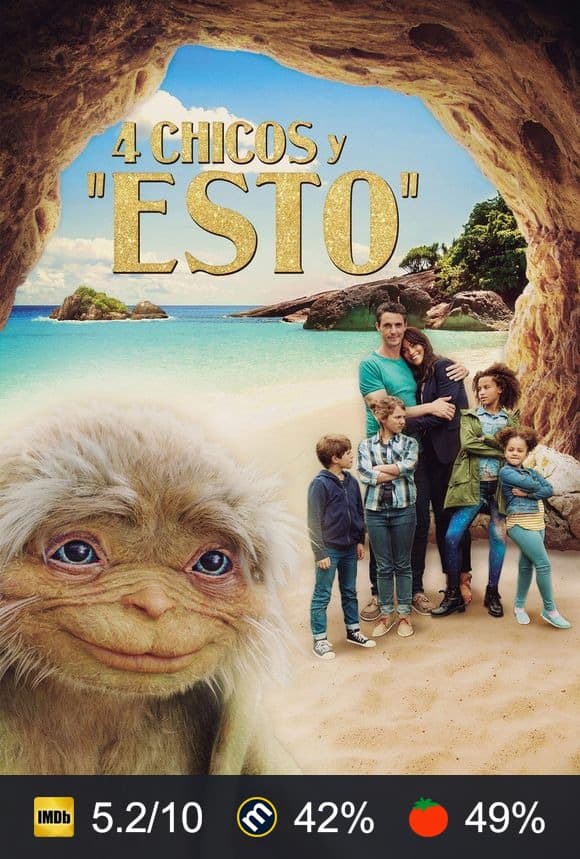 Cartel de 4 chicos y "Esto"