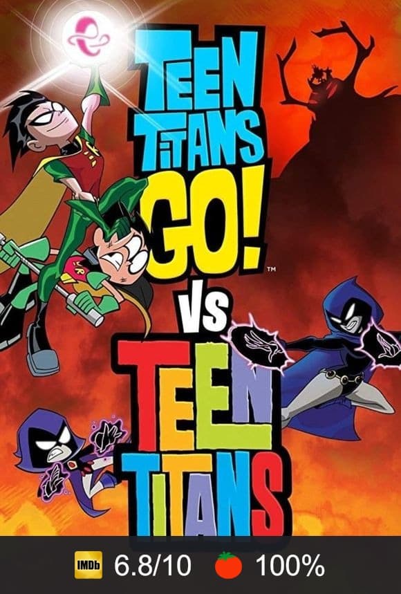 Teen Titans Go! vs. Teen Titans poster