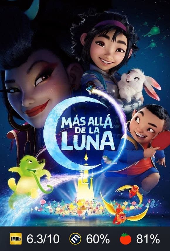 Cartel de Más allá de la Luna