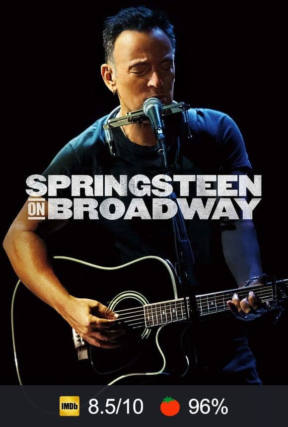 Springsteen on Broadway poster