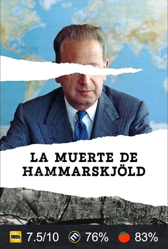 Cartel de La muerte de Hammarskjöld