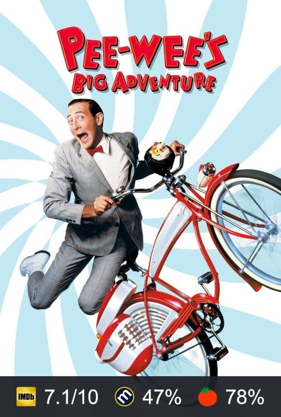 Pee-wee's Big Adventure poster