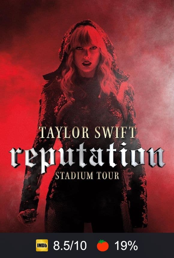 Cartel de Taylor Swift: Reputation Stadium Tour