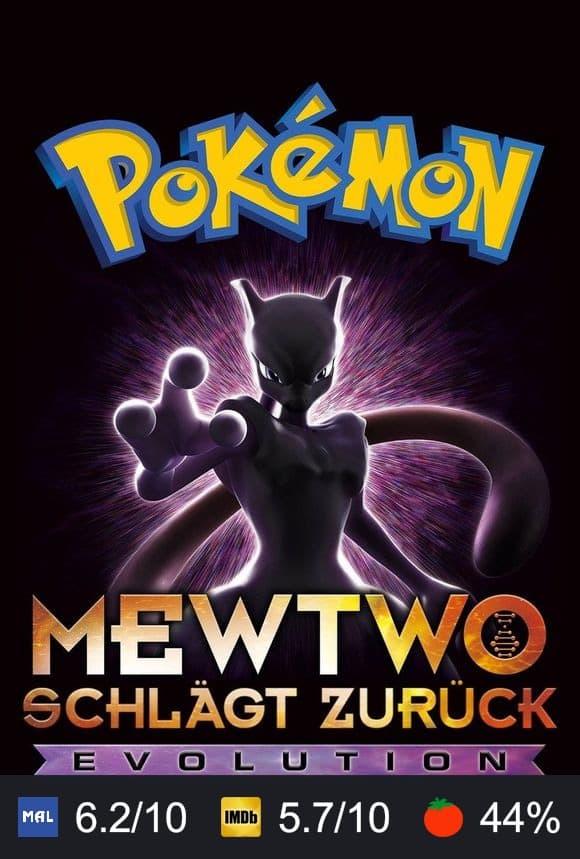 Poster von Pokémon 22: Mewtu schlägt zurück – Evolution