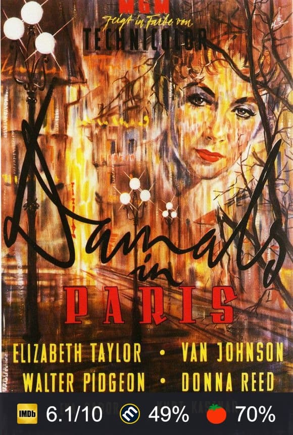 Poster von Damals in Paris