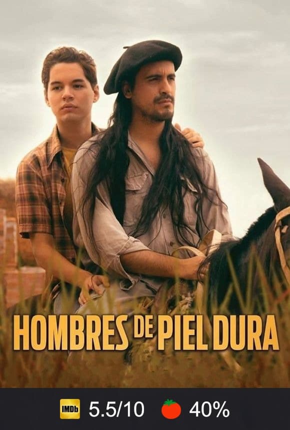 Cartel de Hombres de piel dura