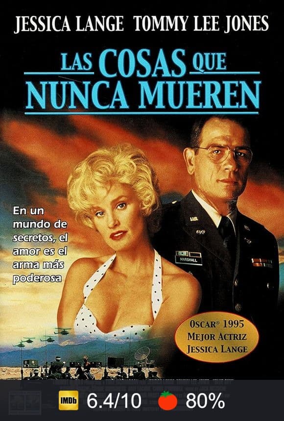 Cartel de Las cosas que nunca mueren