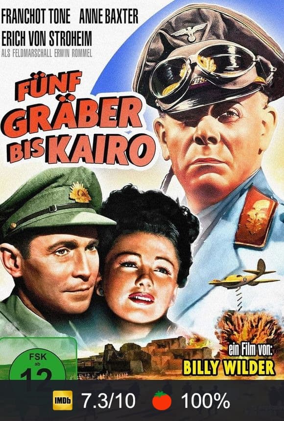 Poster von Fünf Gräber bis Kairo