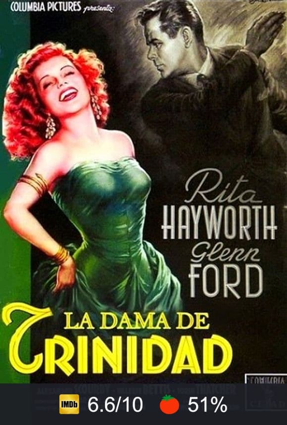 Cartel de La dama de Trinidad