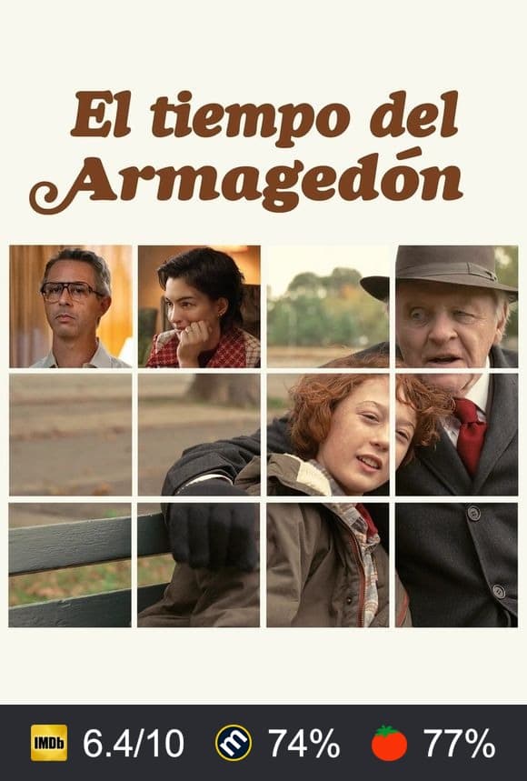Cartel de Armageddon Time