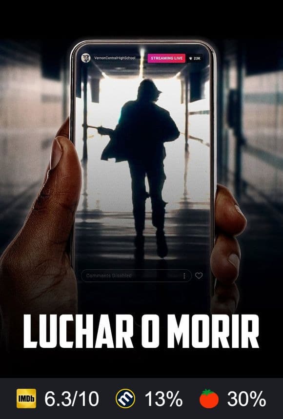 Cartel de Luchar o morir