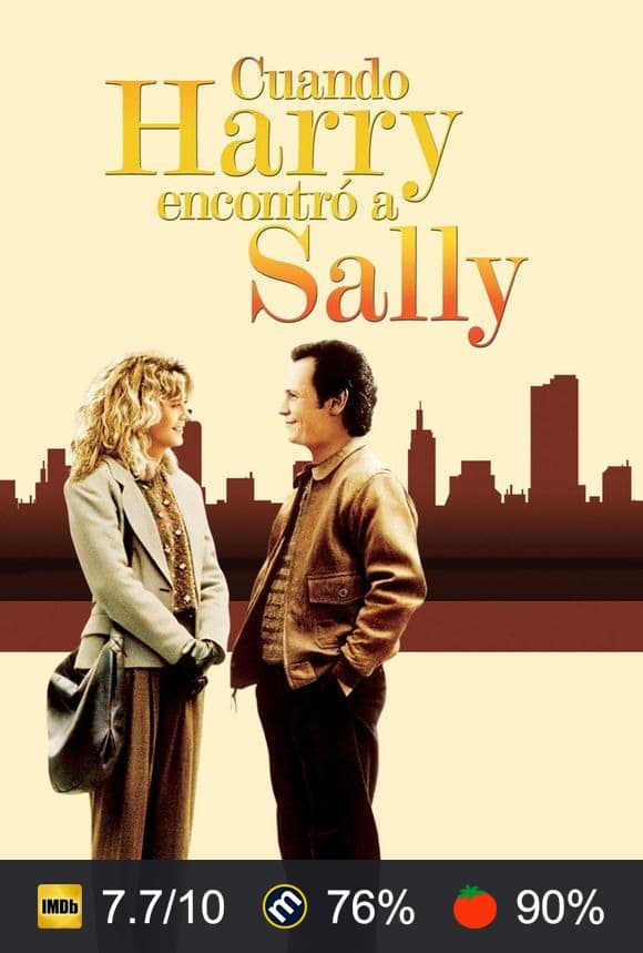 Cartel de Cuando Harry encontró a Sally
