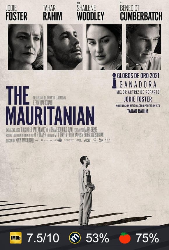 Cartel de The Mauritanian