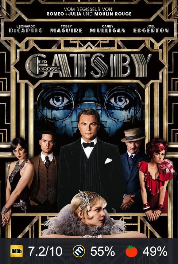 Poster von Der große Gatsby