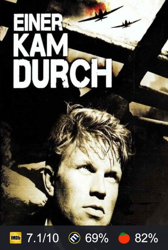 Poster von Einer kam durch