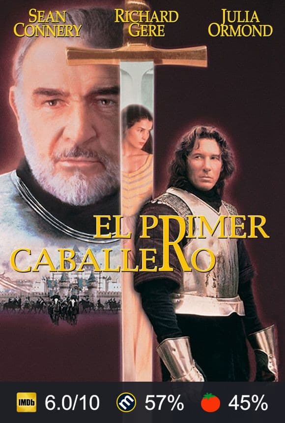 Cartel de El primer caballero