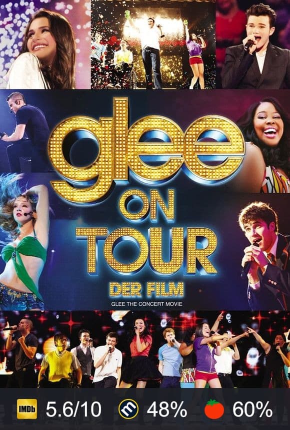 Poster von Glee on Tour - Der Film