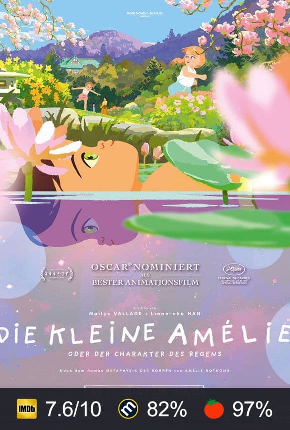Poster von Die kleine Amélie oder Der Charakter des Regens
