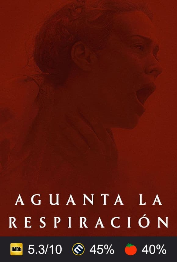 Cartel de Aguanta la respiración