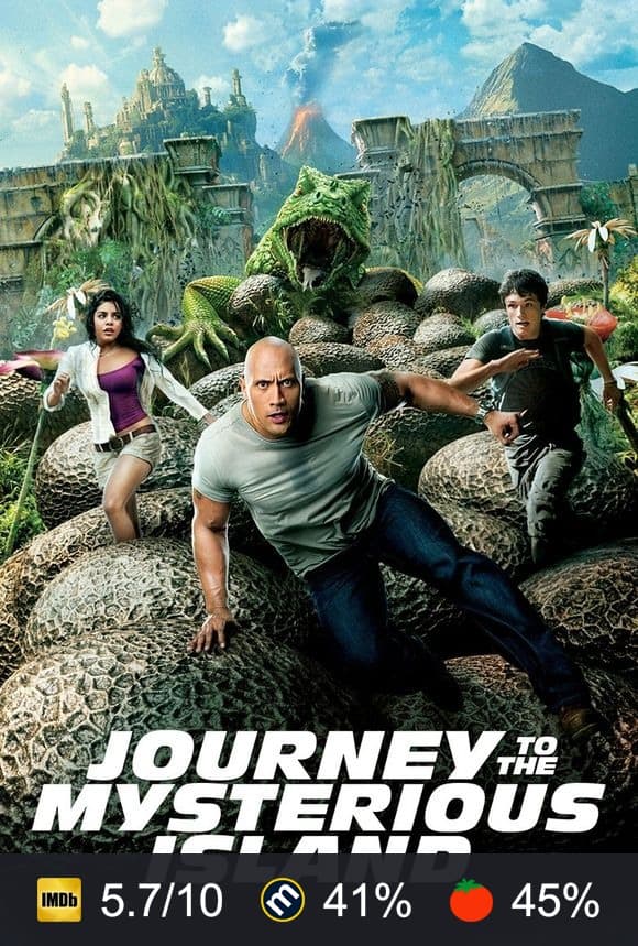 Journey 2: The Mysterious Island poster