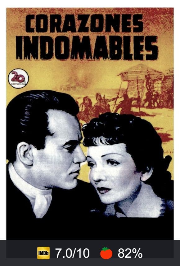 Cartel de Corazones indomables
