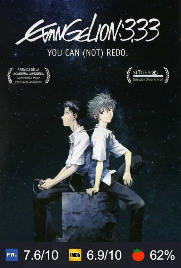 Cartel de Evangelion: 3.0 You Can (Not) Redo