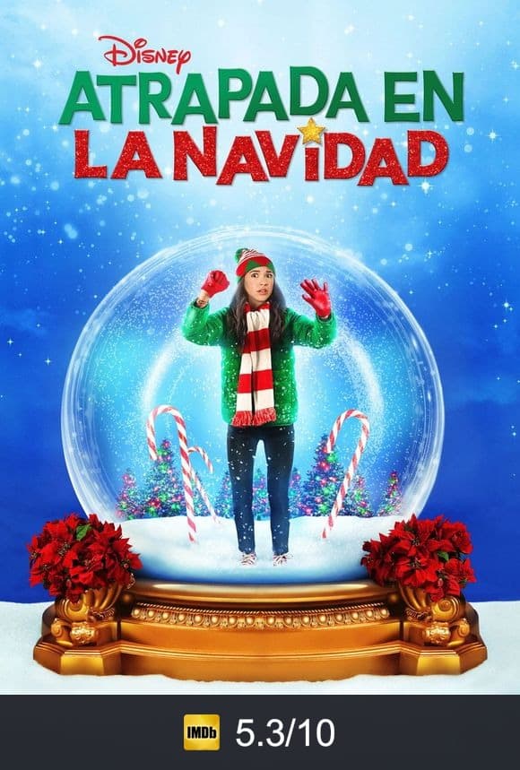 Cartel de Atrapada en la Navidad