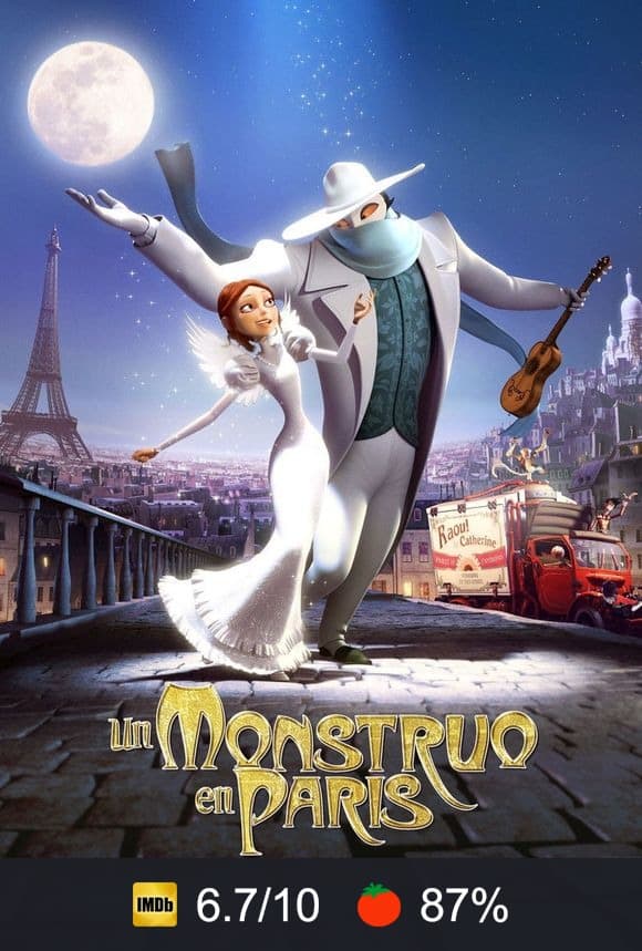 Cartel de Un monstruo en París