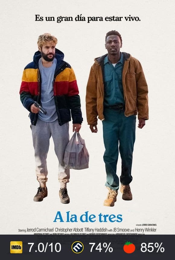 Cartel de A la de tres