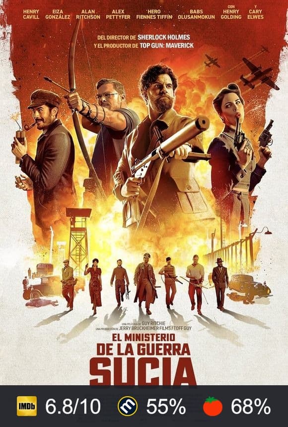 Cartel de El ministerio de la Guerra Sucia