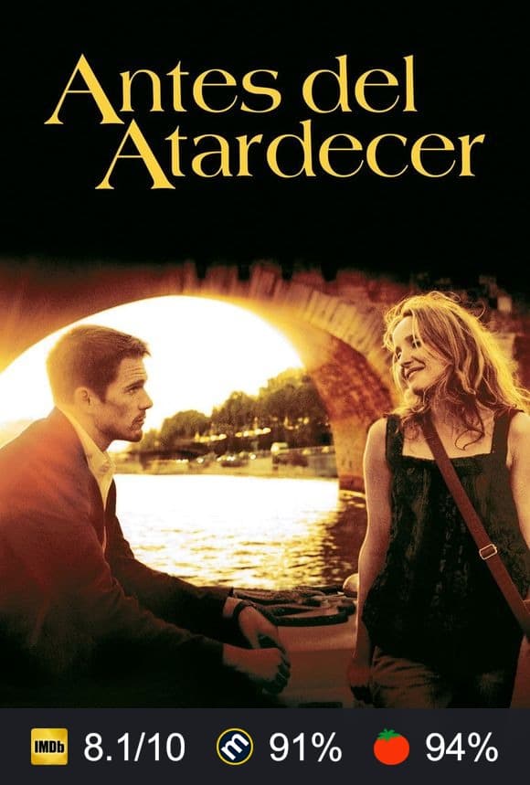 Cartel de Antes del atardecer