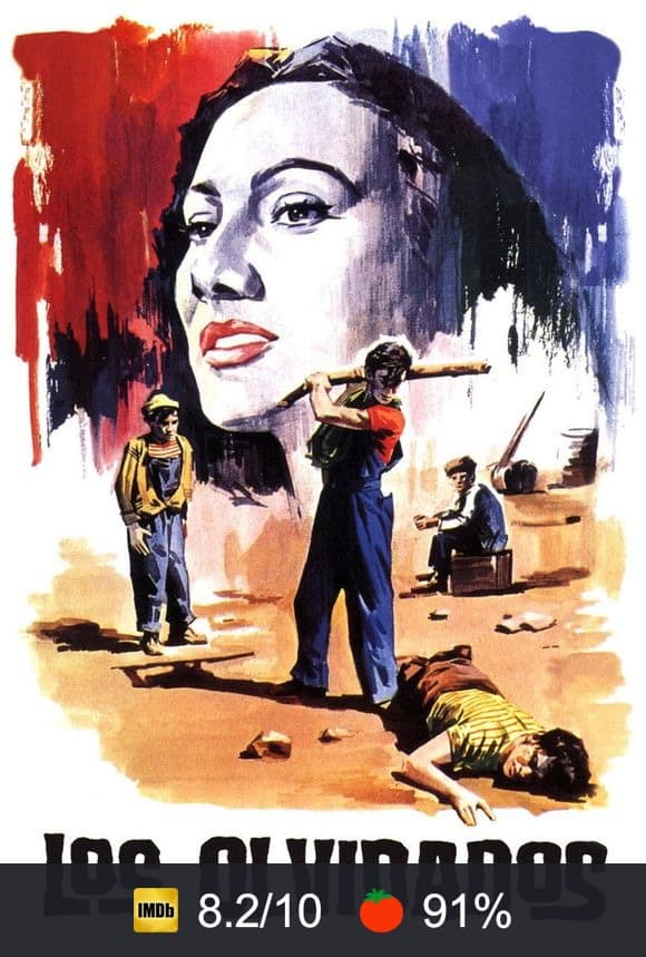 Cartel de Los olvidados