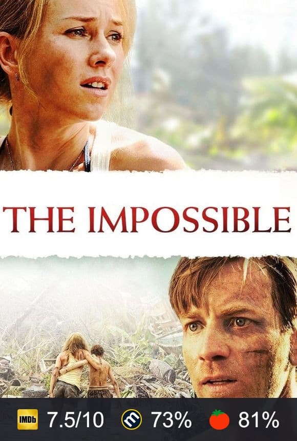 The Impossible poster