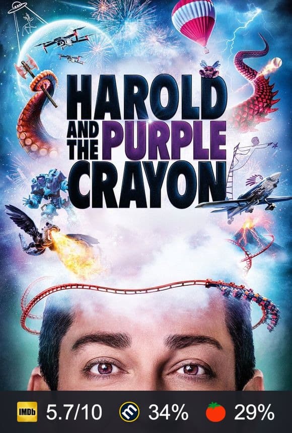 Harold and the Purple Crayon poster