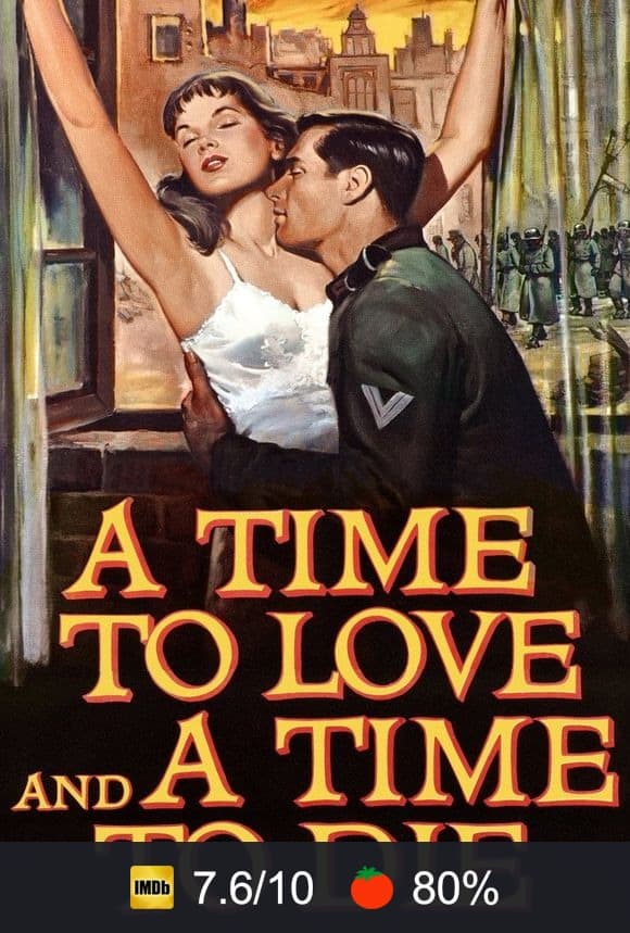 A Time to Love and a Time to Die poster
