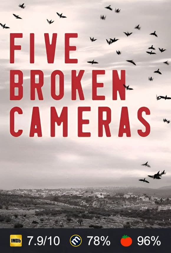 Five Broken Cameras poster