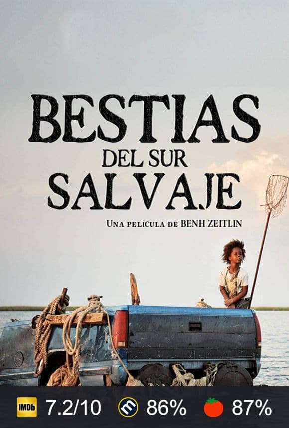 Cartel de Bestias del sur salvaje