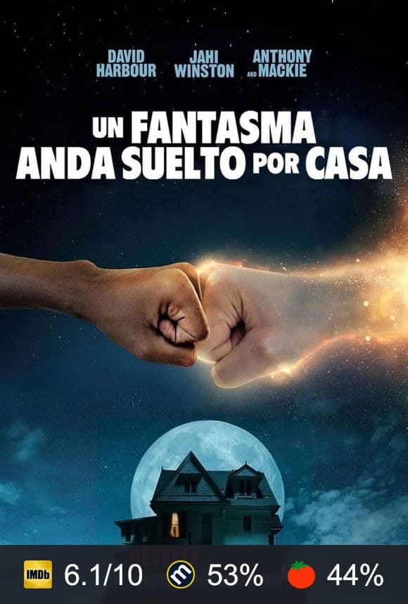 Cartel de Un fantasma anda suelto por casa