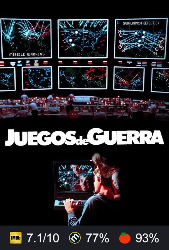 Cartel de Juegos de guerra