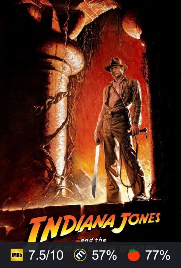 Indiana Jones and the Temple of Doom poster