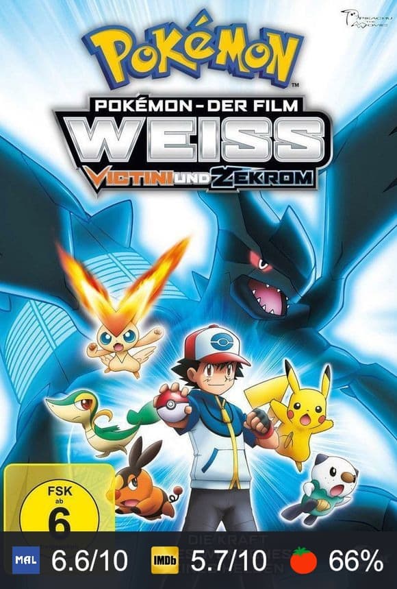 Poster von Pokémon 14: Weiß - Victini und Zekrom