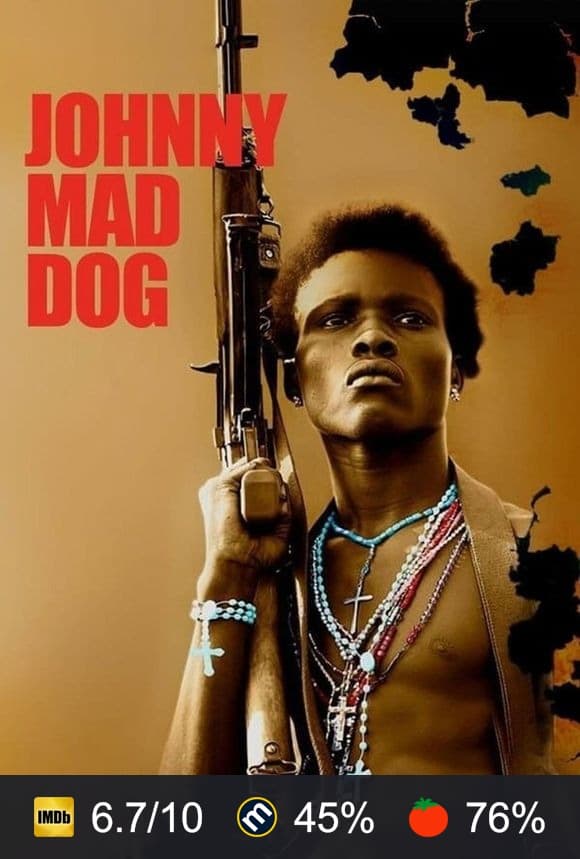Johnny Mad Dog poster