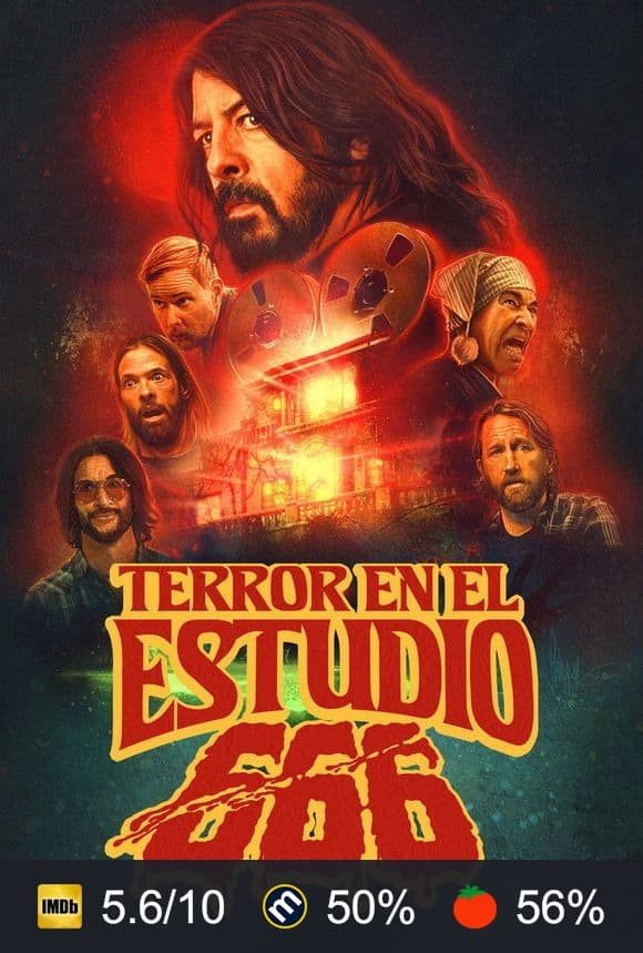 Cartel de Terror en el Estudio 666