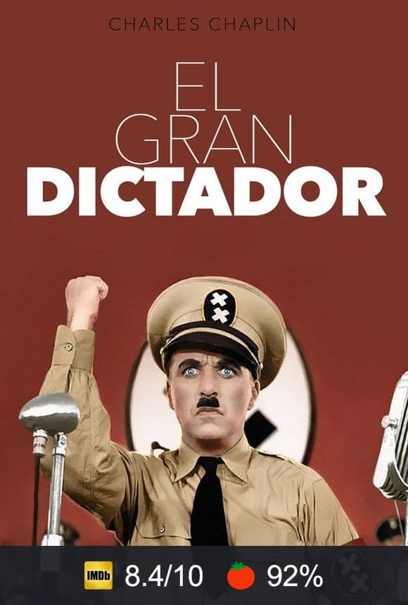 Cartel de El gran dictador
