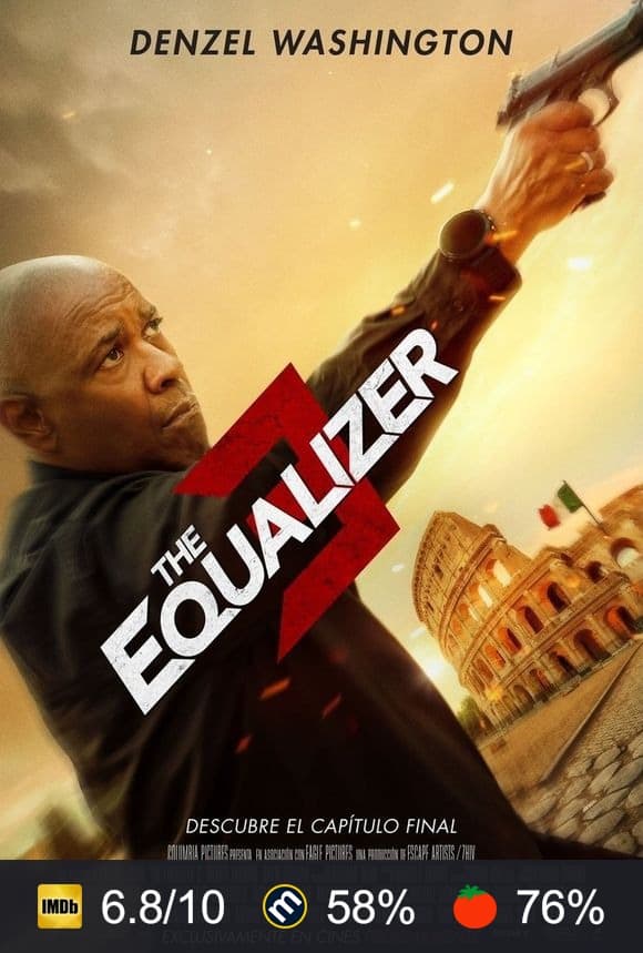 Cartel de The Equalizer 3