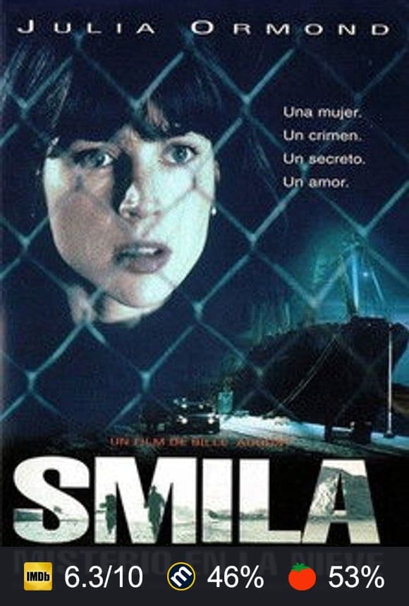 Cartel de Smilla, misterio en la nieve