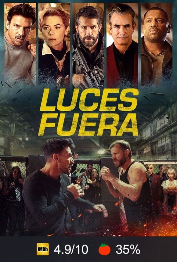 Cartel de Luces fuera