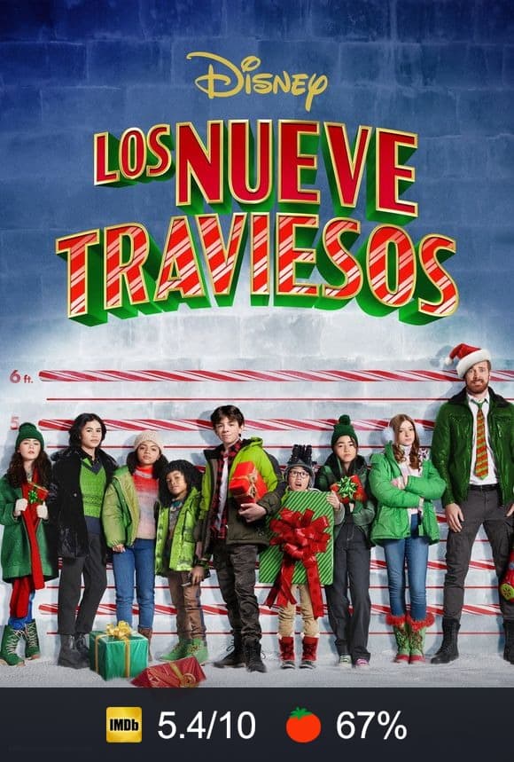 Cartel de Los nueve traviesos